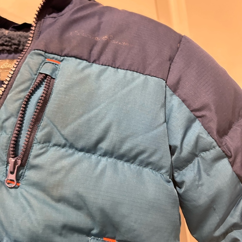 Eddie Bauer Boys toddler jacket size 3T blue/navy - Picture 2 of 5